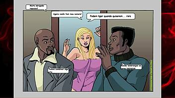 In this hentai, an old wife gets gangbanged by monster cocks in a cuckold scenario.