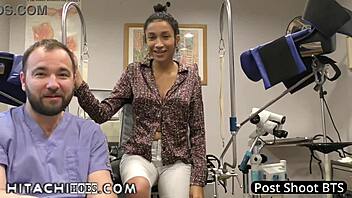 Freshman Miss Mars Gets Hitachi Magic Wand Orgasms By Doctor Tampa During Physical 4 College At Hitachihoescom
