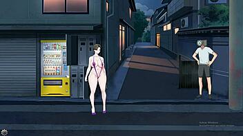 The blonde goddess receives a detailed blowjob, swallowing after the facial.