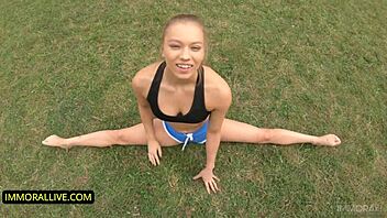 I Tricked My Coach with Perfect Booty for Double Teen 18+ Action