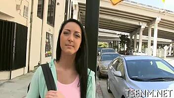 Teen Sabrina Banks fucks hard for quick cash