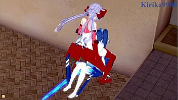 tsubasa kazanari and maria in futanari sex 😍