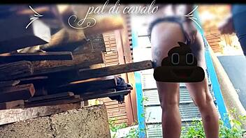 On my friend's anniversary, I fucked his hot Indian teen in the backyard! 😈