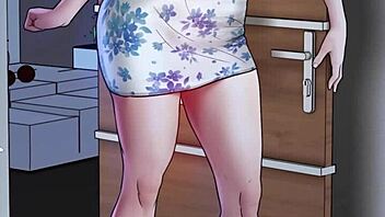 Complete gameplay featuring confinement with goddesses in jacuzzi bondage scenes