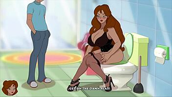 Is Brunette Milf Cheating With Daughter's Boyfriend In Milftoon?