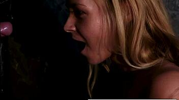 sexy blonde swallows big cock 😍