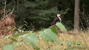 i banged my busty german stepmom with black cock outdoor