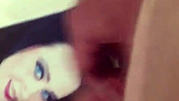 Friend receives a cum tribute during masturbation