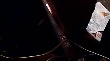 Butt Fucking with Thin Dildo