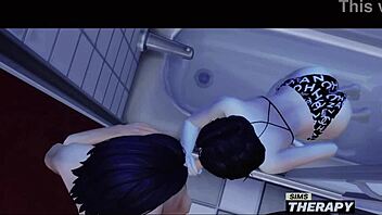 in sims therapy, the gothic babysitter fucks her big brother cartoon style