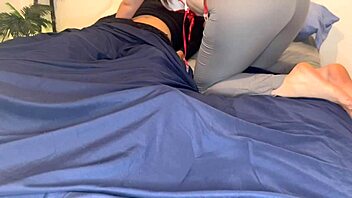 The latina milf nurse begs, Fill my big ass with creampie while I bend over in lingerie for doggystyle.