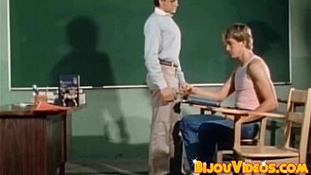 Hardcore Foursome Jock Bareback in Retro Gay Orgy