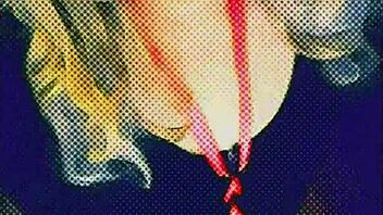 Veronica enjoys toys at home alone