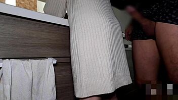 japanese housewife gets creampied by affair partner while searching for sex friends 😏