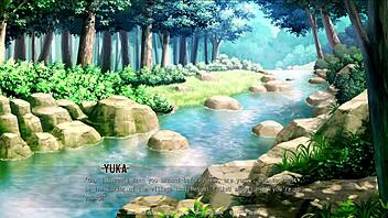 In breeding village episode 3, the tan woman gets bred outside on the ranch