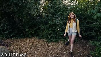 adult time, um, lesbian campin’ trip with lacy lennon n aria carson. we tribbed all night!