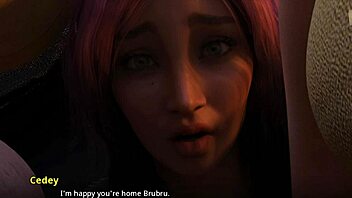 Homemade instruction on ass and tits in 3D cartoon porn