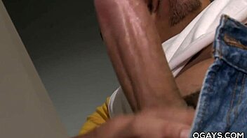 Gay Man Receives Oral Through Gloryhole In Toilet