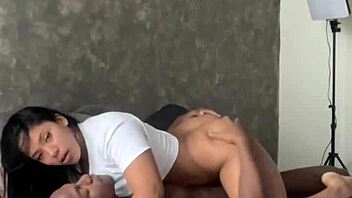 My stepbrother's cock enjoys a good ride with amateur couple