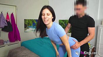 tall argentinian babe mia gallardo seduces trainer for hidden porno