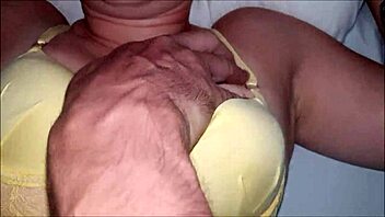 i pulled the redhead's panties aside and fucked her wet pussy until i came a lot inside