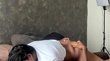 A wife and her stepbrother engage in hardcore intercourse