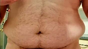 I'm a chubby gay man showin' off my cum compilation, ya know?