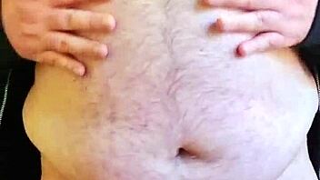 I'm a chubby gay man showin' off my cum compilation, ya know?