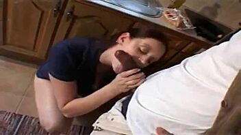 Can redhead milf handle monster cock's hardcore cumshot on her ass?