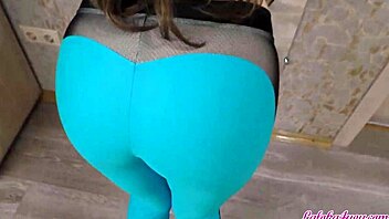 Sexy student sensual sucking big dick husband - oral creampie