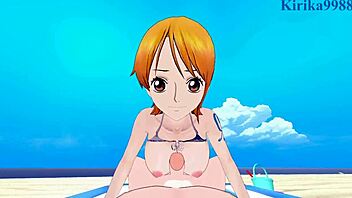 nami nico robin intense pov sex