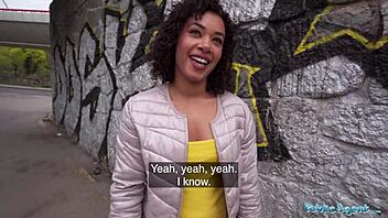 Public Agent Game Turns into Hardcore Outdoor Fucking