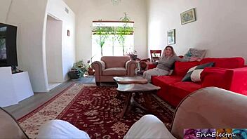 milf with big natural tits bouncing with stepson