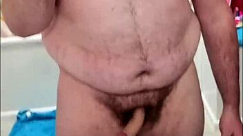 I'm a chubby gay man showin' off my cum compilation, ya know?