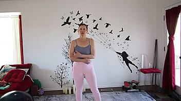 Intense Yoga Lesson With Mature Babe!