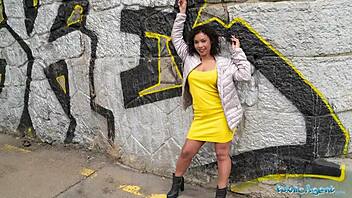 Public Agent Game Turns into Hardcore Outdoor Fucking