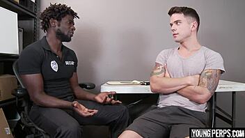 Black Cop Pounds Straight Teen 18+ Hard
