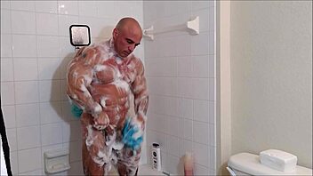 Tony Dinozzo’s solo shower scene with oil and soap