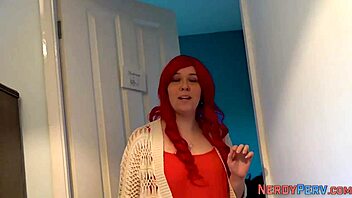 Tattooed British man gives a blowjob to a Yorkshire nerd