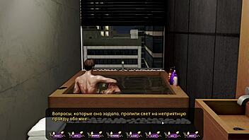 3D animated porn with big tits and cumshot