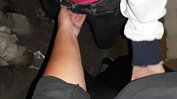 gay housekeeper bangs after garden stroll