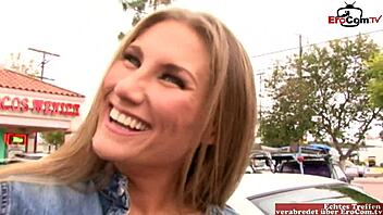 Skinny Blonde with Small 18+ Tits Craves Big Black Cock Action?