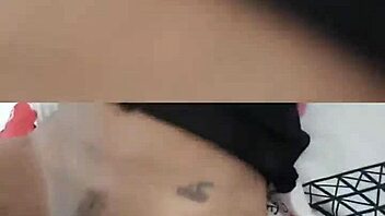 Wife's away, busty neighbor rides monster cock