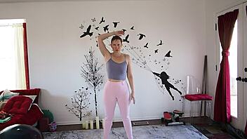 Intense Yoga Lesson With Mature Babe!