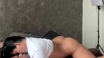 My stepbrother's cock enjoys a good ride with amateur couple