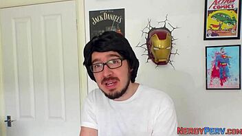 Yorkshire Geek Gets Wild HEAD From Tattooed Brit Babe.