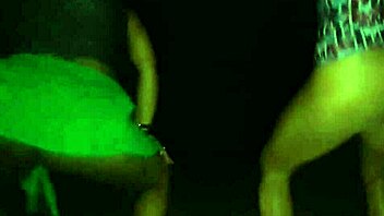 Public dance leads to hardcore interracial sex on street