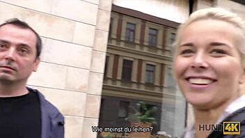 hunt4k shows teen getting sold for cash before her boyfriend’s eyes.