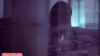 Jeny's solo session caught on hidden camera