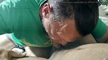 New Grindr Hookup Blowjob And Cum Swallow